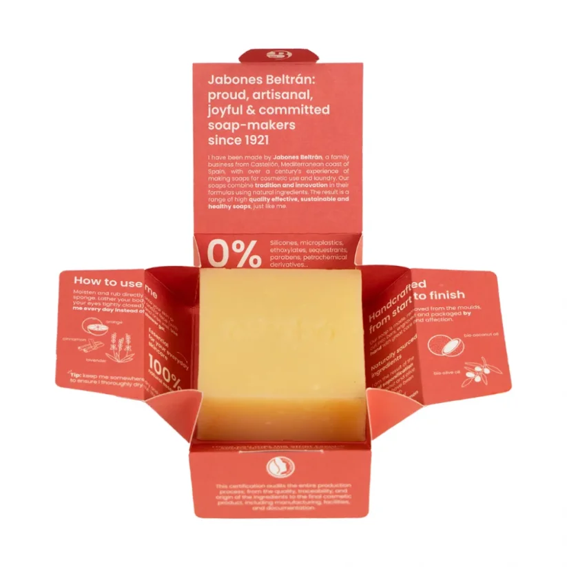 Aromatické mýdlo - levandule, skořice, pomeranč 120g