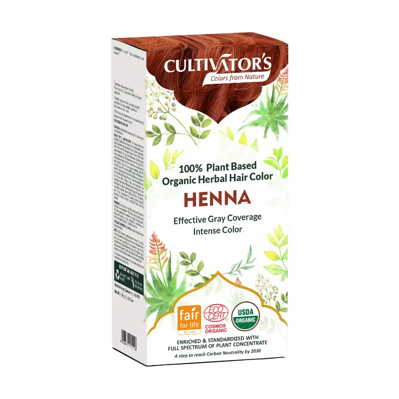 Eko bylinná barva na vlasy - henna