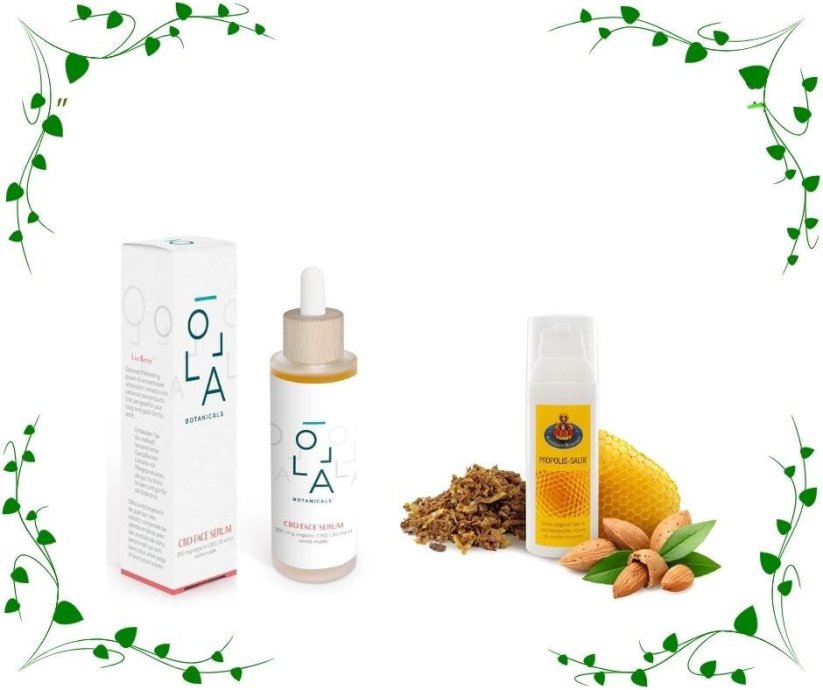 🌿 Propolisová mast + Pleťové sérum s CBD = perfektní kombinace! 🌿