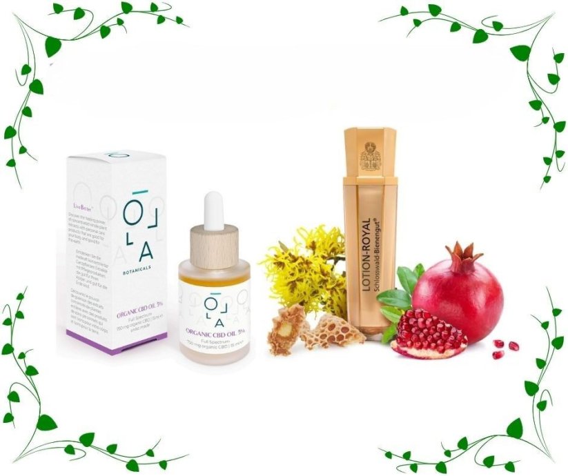 🌟 Luxusní balíček péče: Lotion Royal + CBD olej 5% 🌿