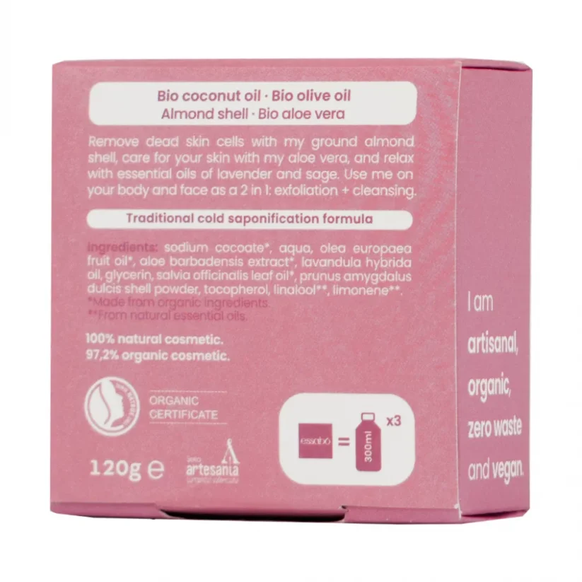 Hydratační mýdlo s aloe vera 120g